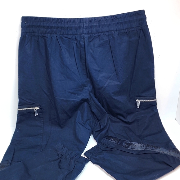 ARMANI EXCHANGE,  CARGO PANTS, SIZE 34 WAIST, NAVY BLUE, LOGO AT EACH LEG SIDE - Picture 7 of 16